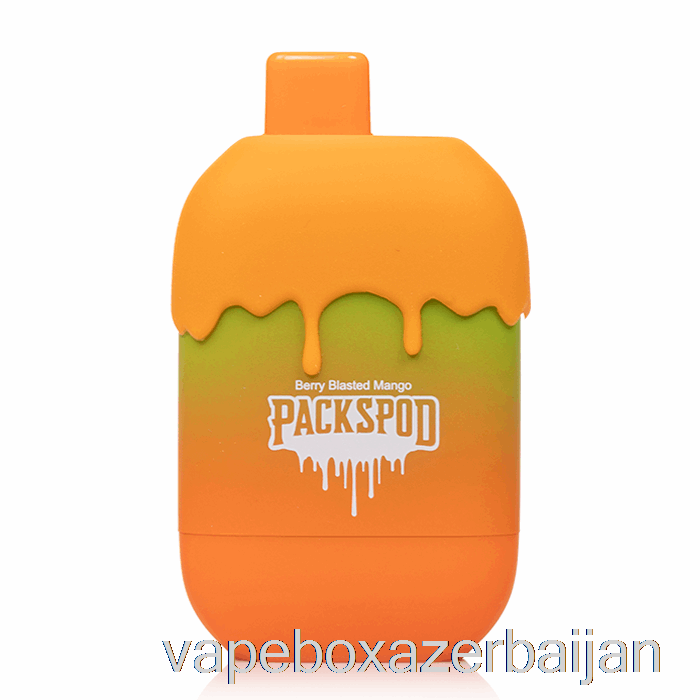E-Juice Vape Packwood Packspod 5000 Disposable Rainbow Sorbet (Berry Blasted Mango)